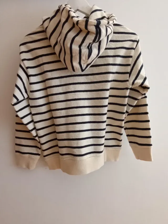 Jersey marinero rayas capucha 9-10 años