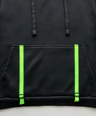 Sudadera con capucha y cremallera XL