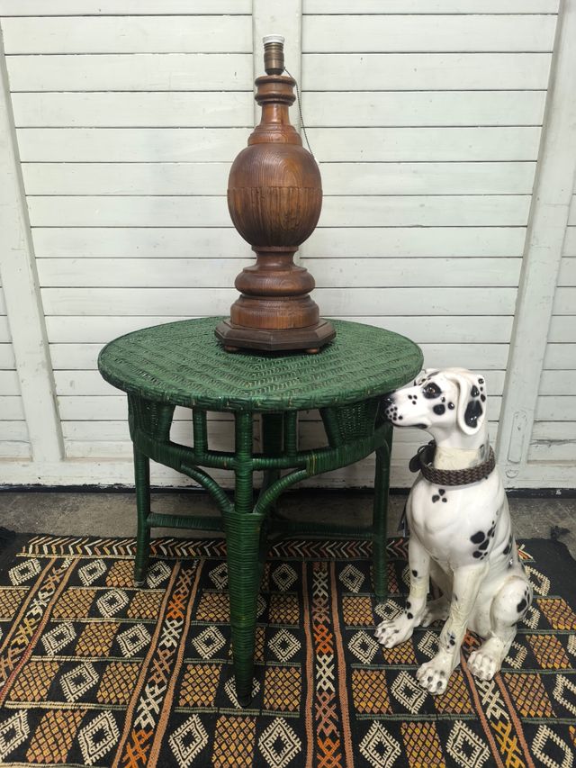 Lampada in legno antico, grande