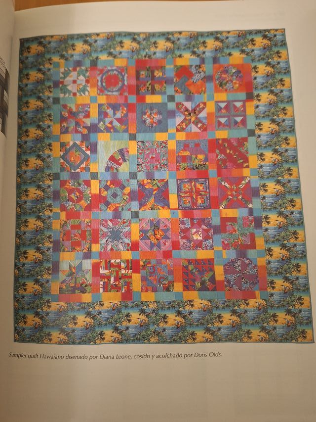 EL NUEVO SAMPLER QUILT. patchwork