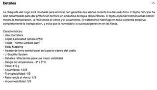 Chaqueta Alé Fluor Negro