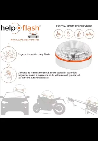 Luz de emergencia Help Flash