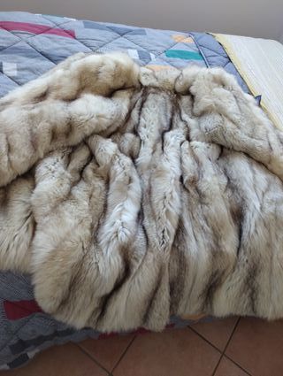 Pelliccia Volpe Beige/Grigio