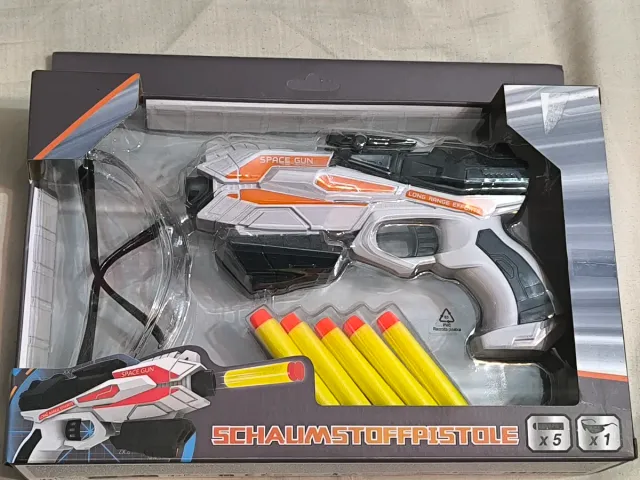 Pistola de Juguete con Gafas