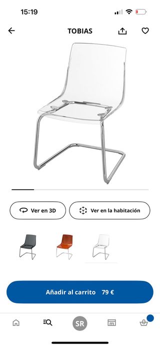 6 Sedie TOBÍAS Ikea Trasparenti