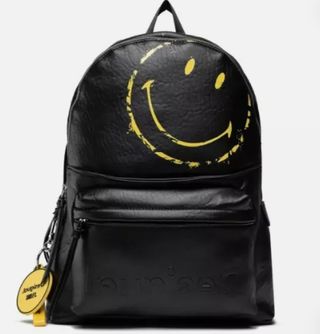 Mochila Desigual Smiley Negra