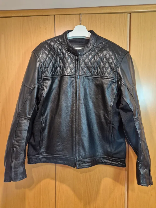 Chaqueta de cuero para moto Talla XXL/56