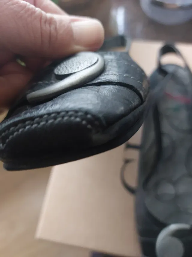 Fluchos Negro y Plata Slingback