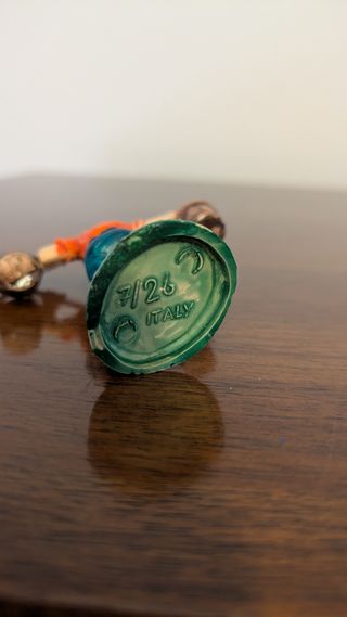 Statuina Presepio: contadino con ceste Italy