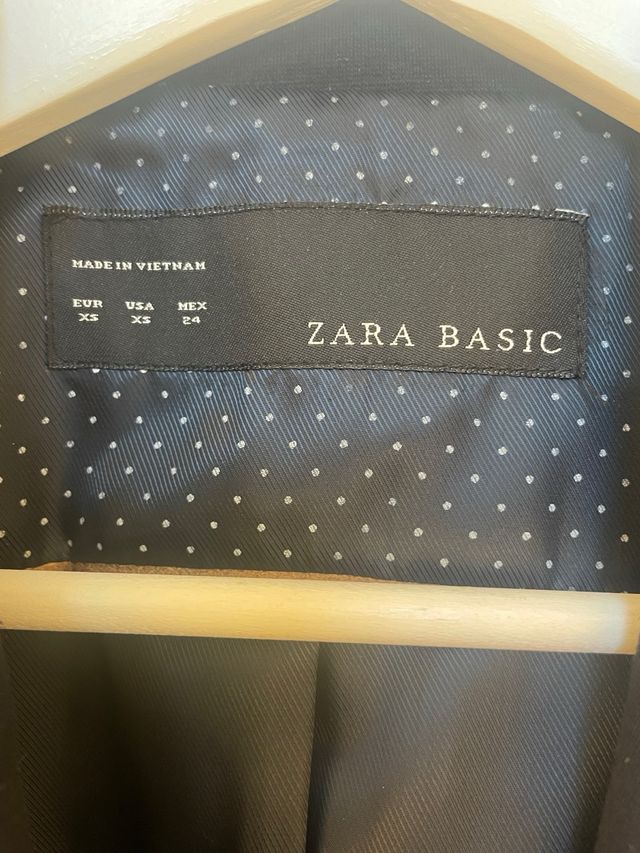 Blazer Zara Azul Marino con coderas