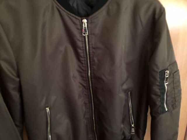 Chaqueta bomber verde talla única