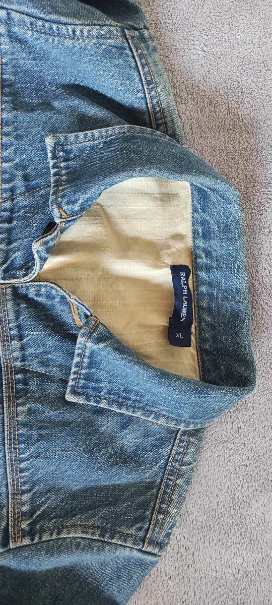 Ralph Lauren. Cazadora vaquera niña