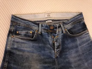 Pantalón vaquero Pull&Bear Skinny Hombre Talla M