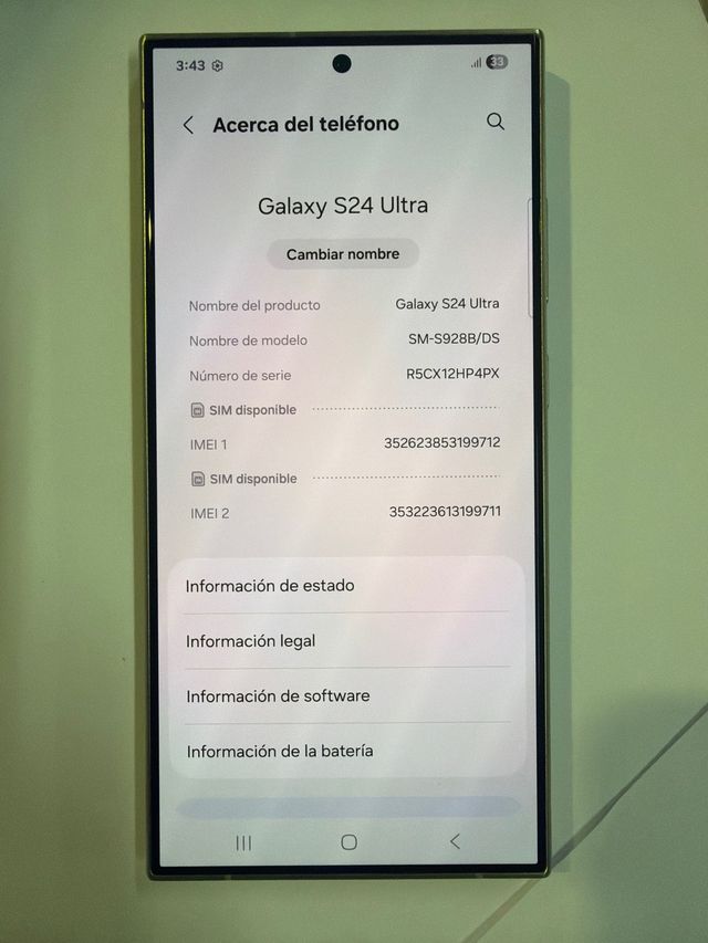 Samsung Galaxy S24 Ultra 512GB Gris