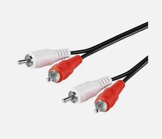 CAVO AUDIO STEREO RCA 1,8M EWENT nuovo