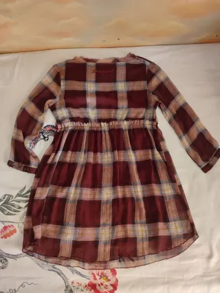 Blusa Desigual gasa cuadros