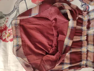 Blusa Desigual gasa cuadros