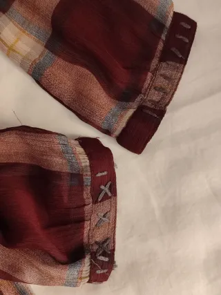 Blusa Desigual gasa cuadros