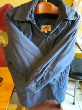 Abrigo Mellachia Talla 44 Azul Marino