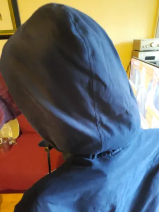 Abrigo Mellachia Talla 44 Azul Marino