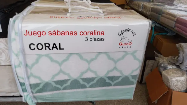 Set di lenzuola Coralina 3 pezzi