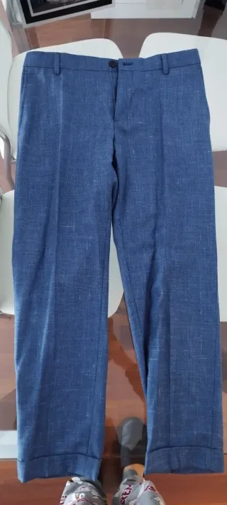 Traje Azul Doble Botonadura Tommy Hilfiger