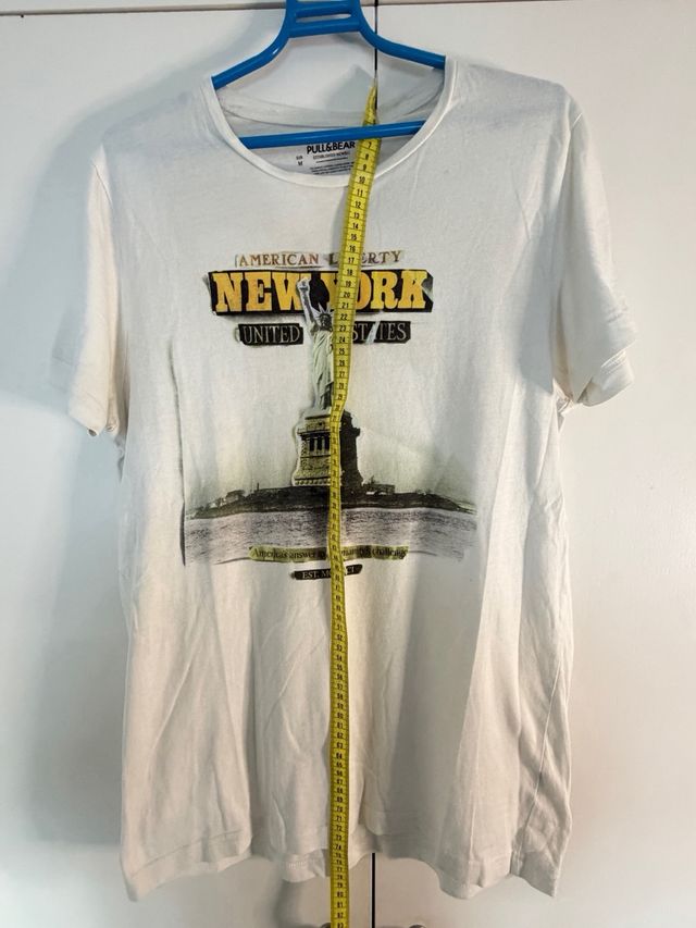 Camiseta Pull&Bear New York Talla M