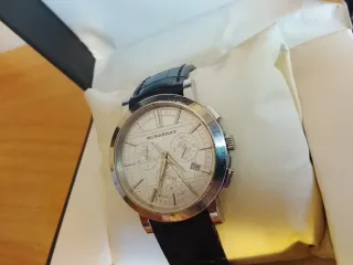 Burberry Cronografo Uomo Swiss Made movimento eta