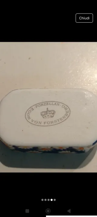 Scatolina porta pillole Egon Von Furstenberg