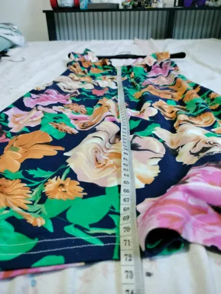 Vestido estampado floral mujer