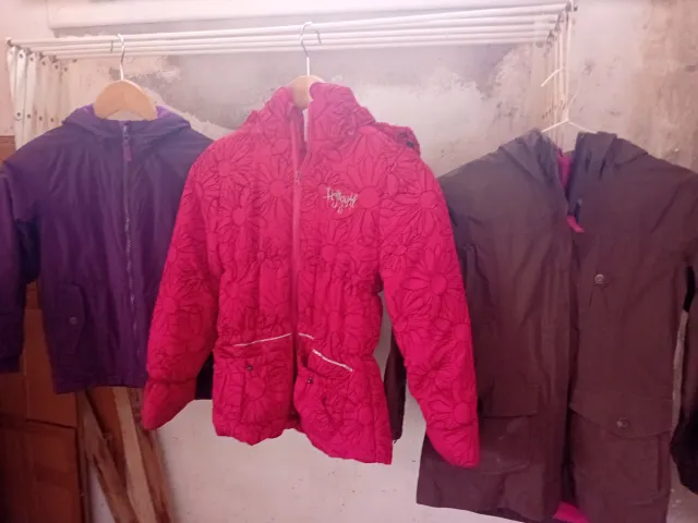 Conjunto 3 chaquetas niña talla 6-7