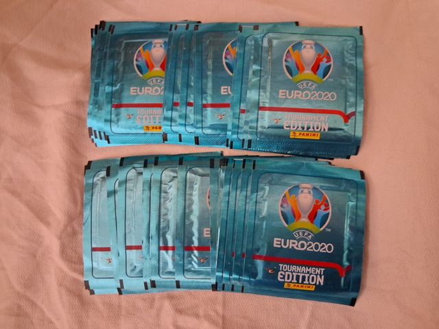 50 bustine Panini Euro 2020 Tournament Blu