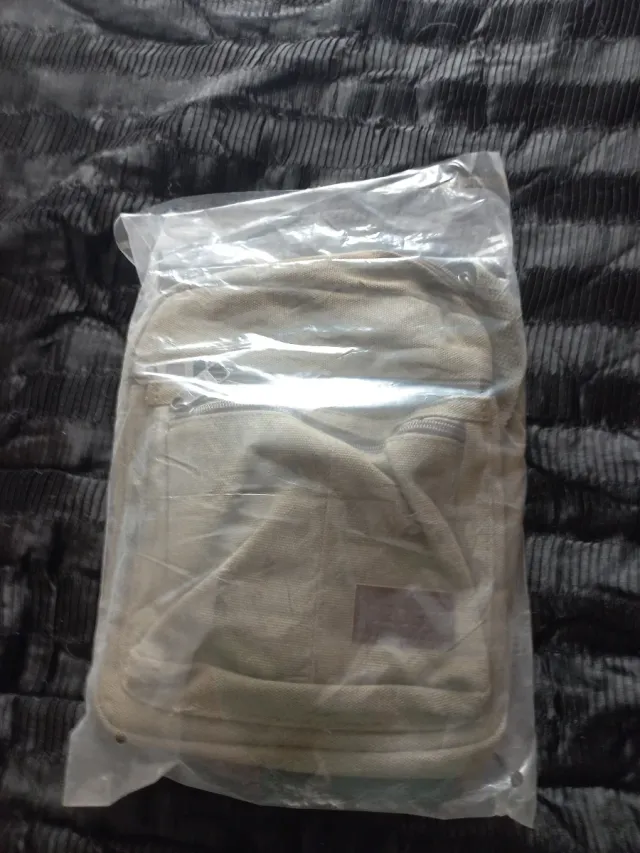 Bolso bandolera hombre lona