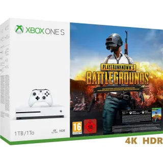 Xbox One S 1TB + mando y juego PUBG E nueva