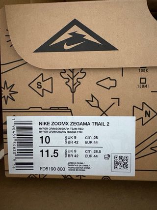 Nike Zegama Trail 2 Naranja/Rojo