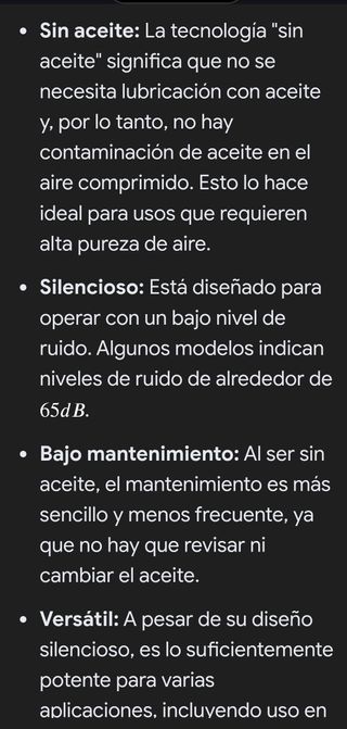 Compresor silencioso Outstanding 550W