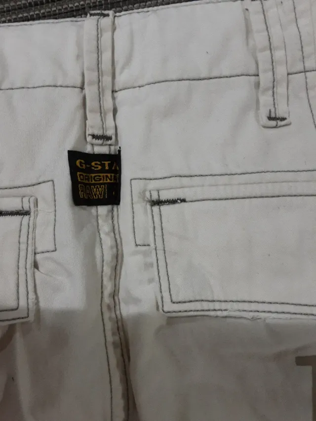 Pantaloni cargo G-Star panna