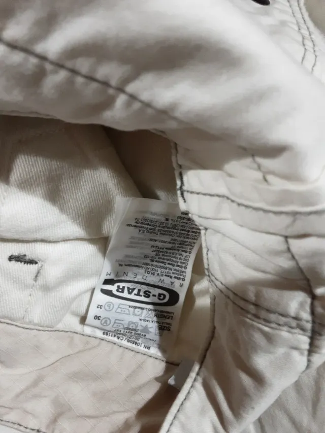 Pantaloni cargo G-Star panna