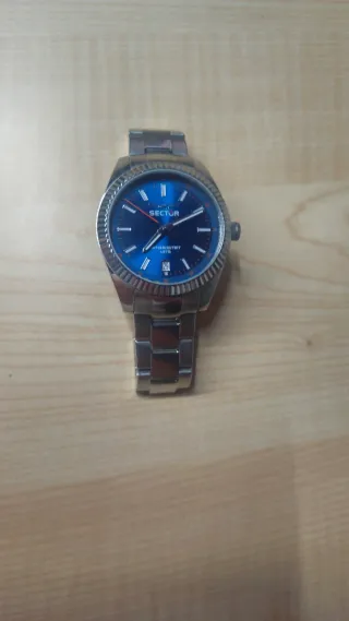 Orologio Sector Uomo Blu Argento