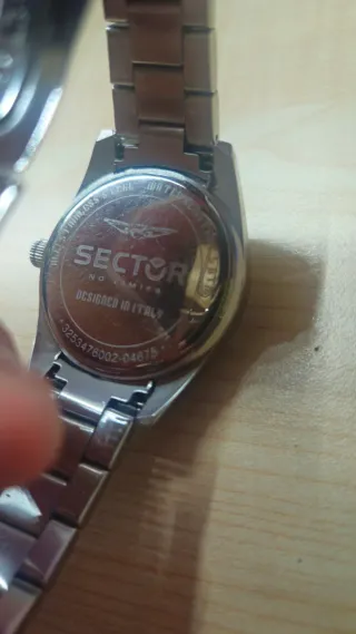 Orologio Sector Uomo Blu Argento