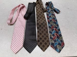 Lote de 4 corbatas de hombre