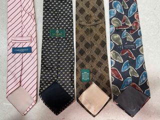 Lote de 4 corbatas de hombre