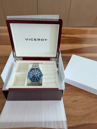 Reloj Viceroy Magnum Esfera Azul Cronógrafo