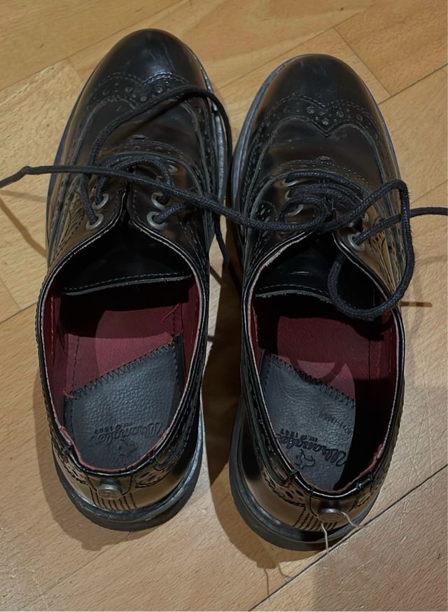 Zapatos de piel negros Wrangler