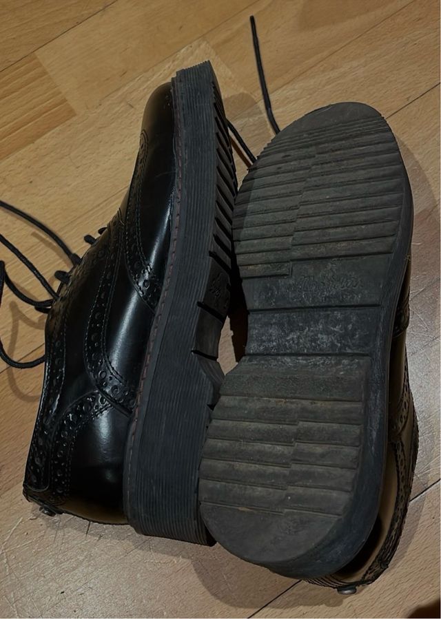 Zapatos de piel negros Wrangler