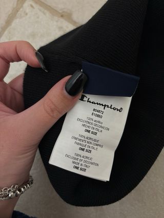 Berretto Beanie Champion Nero Taglia Unica