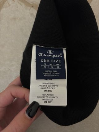 Berretto Beanie Champion Nero Taglia Unica