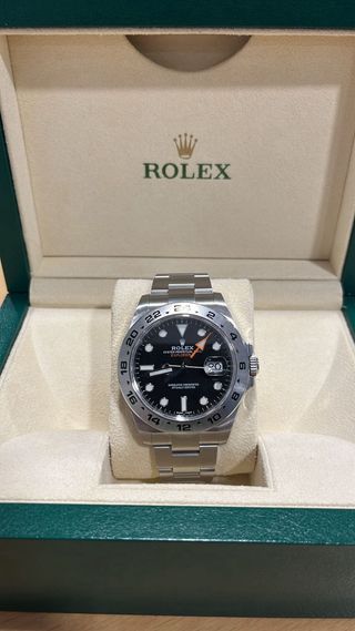 Rolex Explorer II Negro/Plata