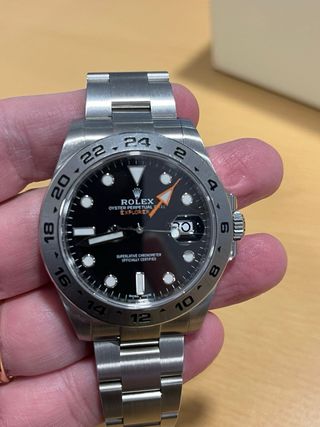 Rolex Explorer II Negro/Plata