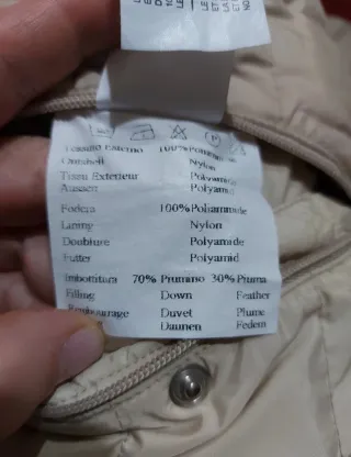 Tuta da neve imbottita beige IL Gufo